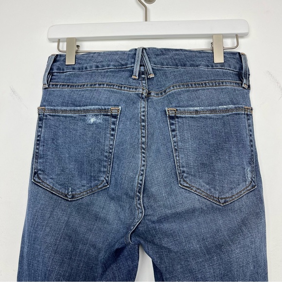 Good American Good Waist Distresses Jeans GAGL103 - Picture 4 of 10